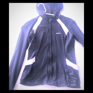 Bebe sport stretch fitted hoodie